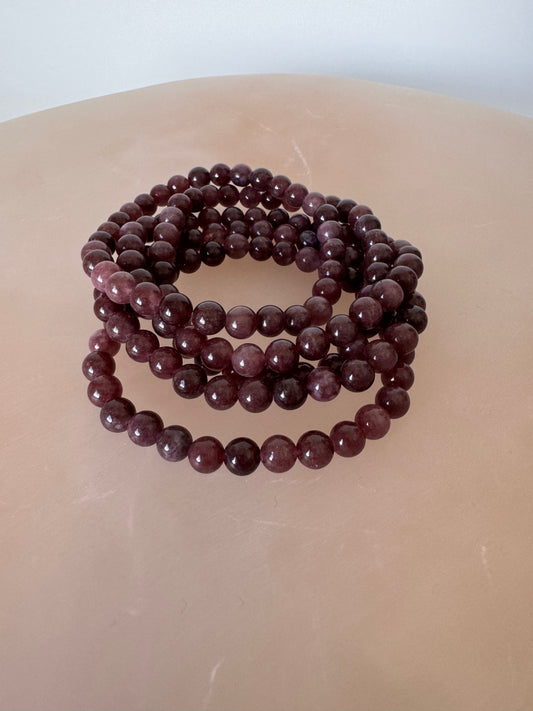 Garnet 6mm Bracelet