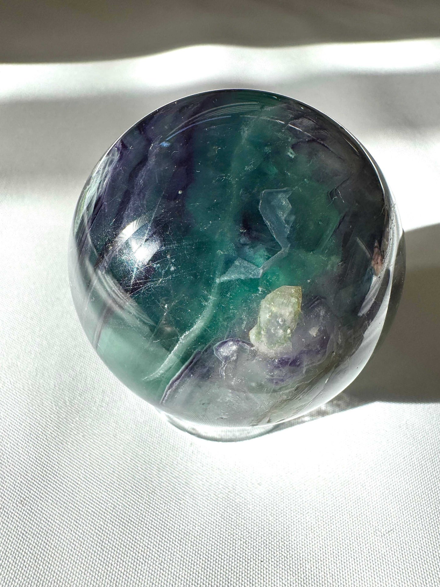 Rainbow Fluorite Sphere | Bespoke Crystals