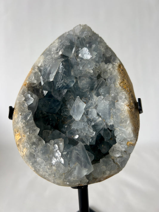 Celestite Tear Drop on Stand