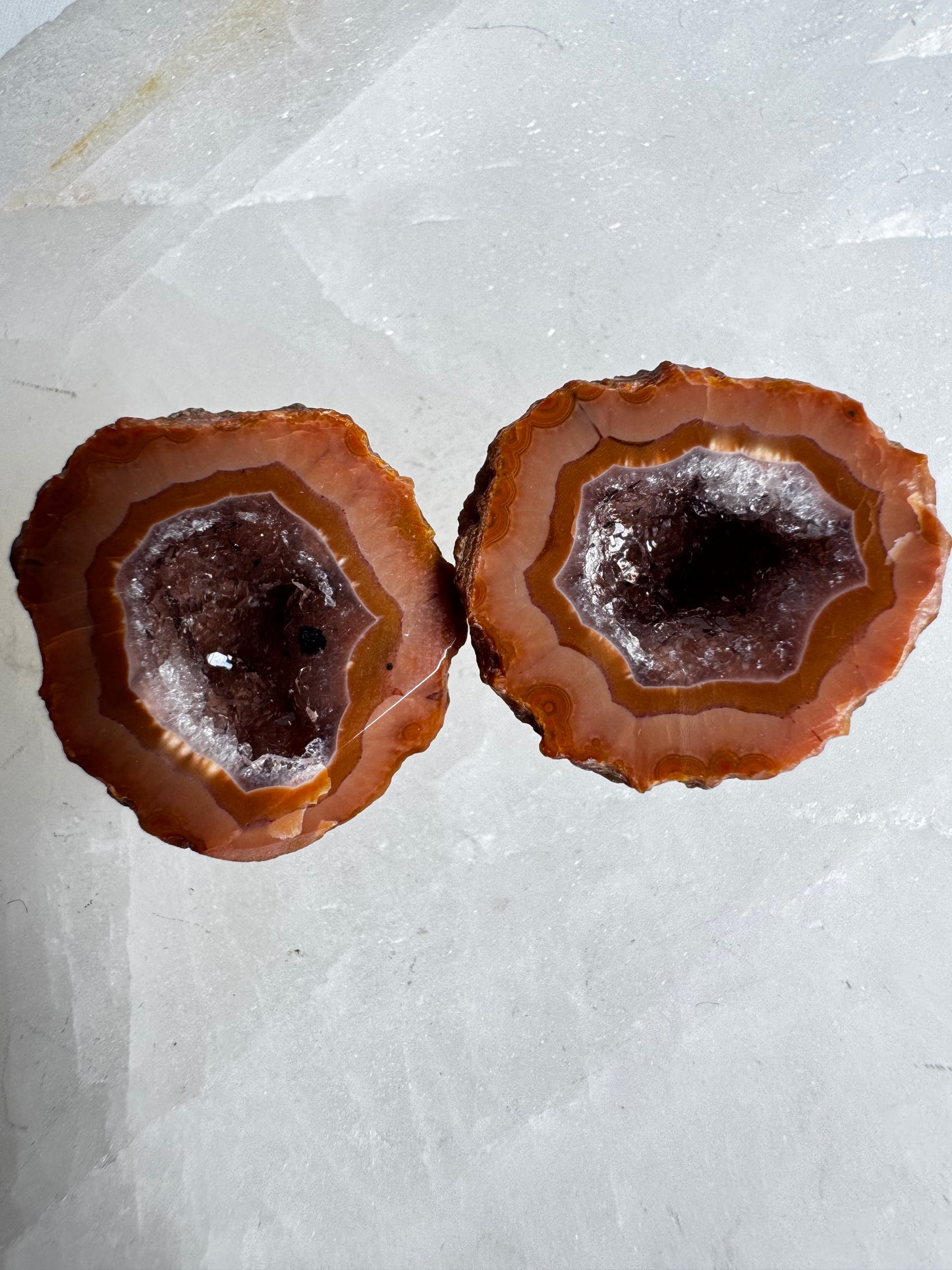 Rare Zhanguo Agate Crystal Mini Geode #1