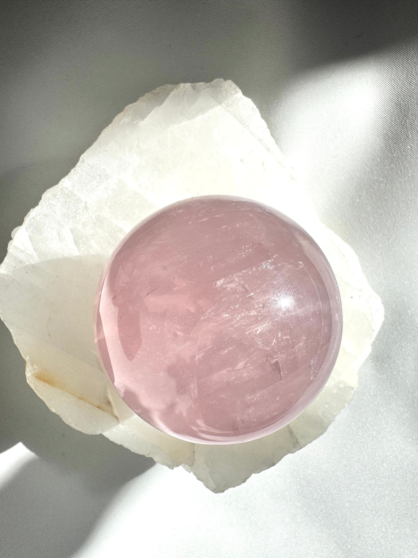 Bespoke Rose Quartz Sphere 