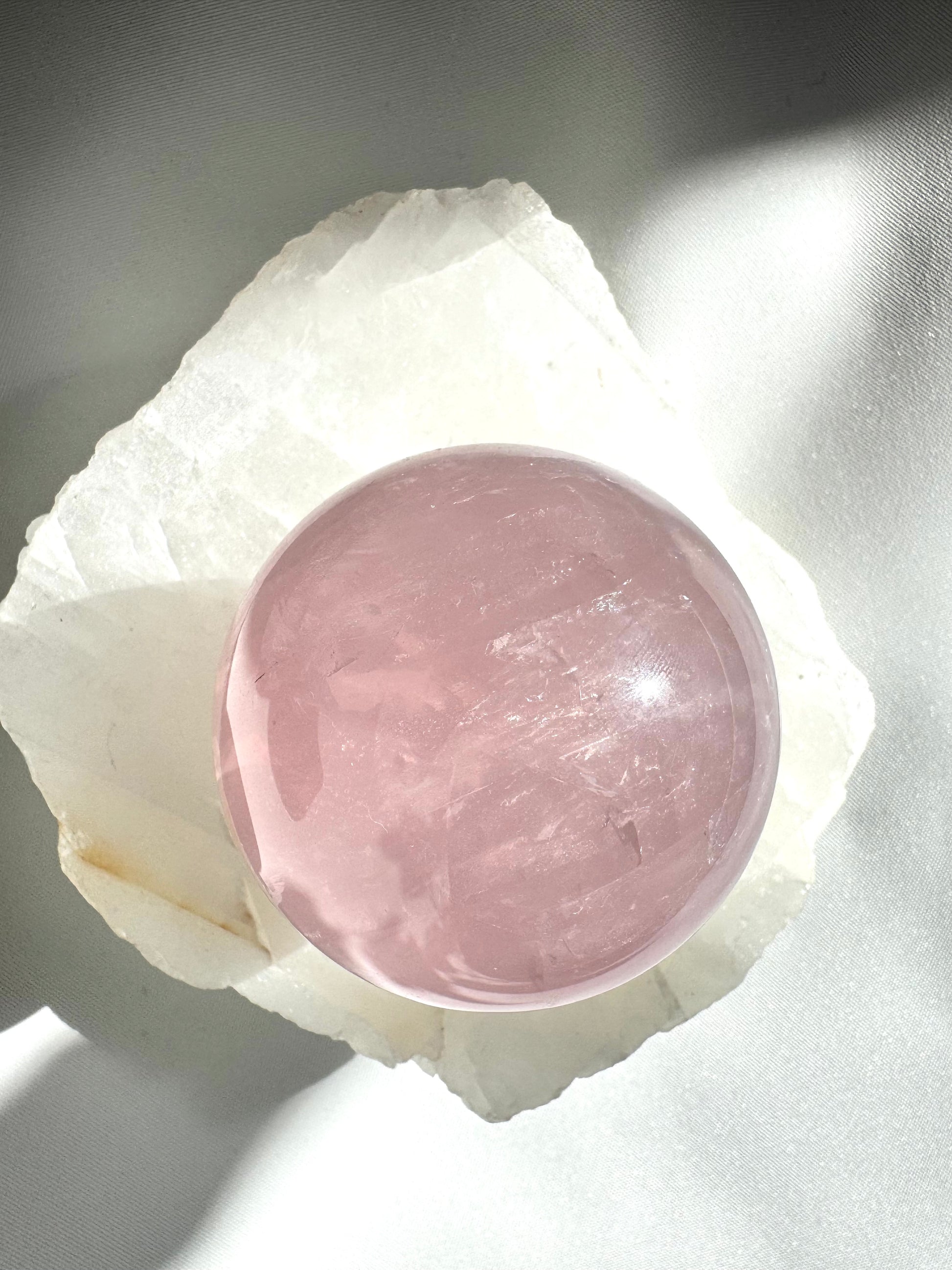 Bespoke Rose Quartz Sphere 