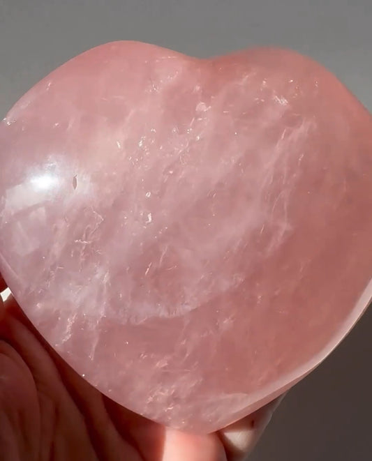 Large Rose Quartz Heart