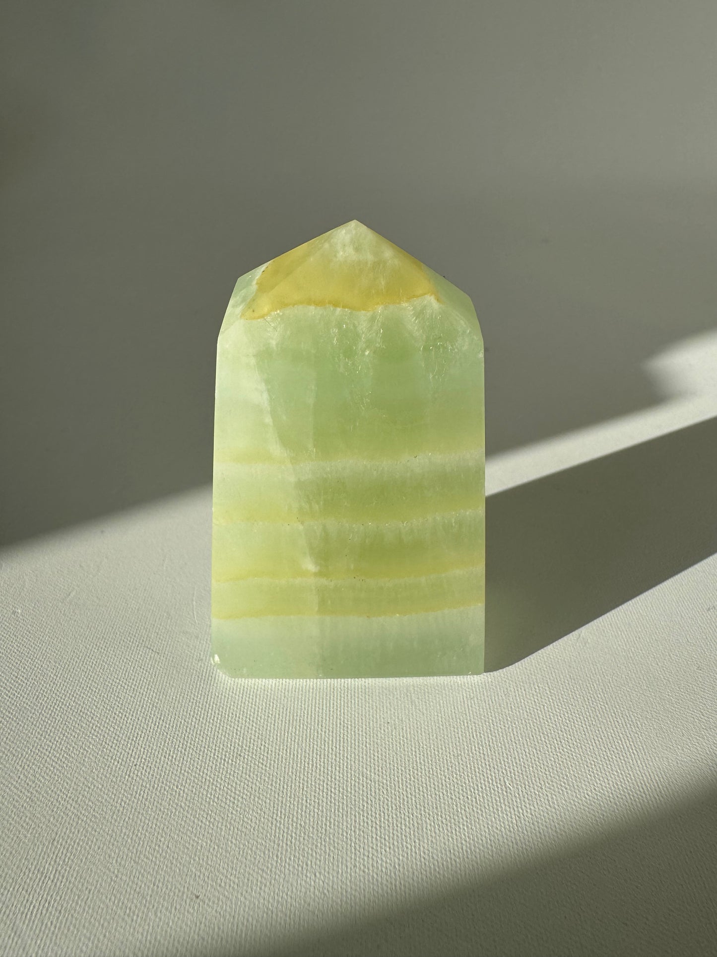 Pistachio Calcite Mini Towers #5