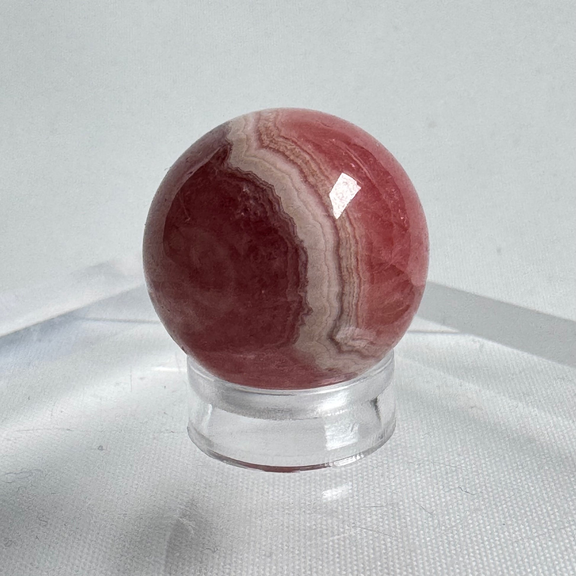 Rhodochrosite Mini Sphere | Bespoke Crystals 