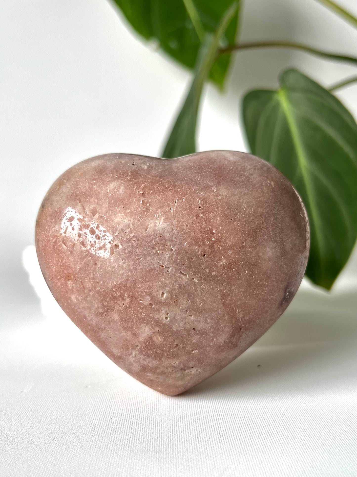 Pink Amethyst Heart