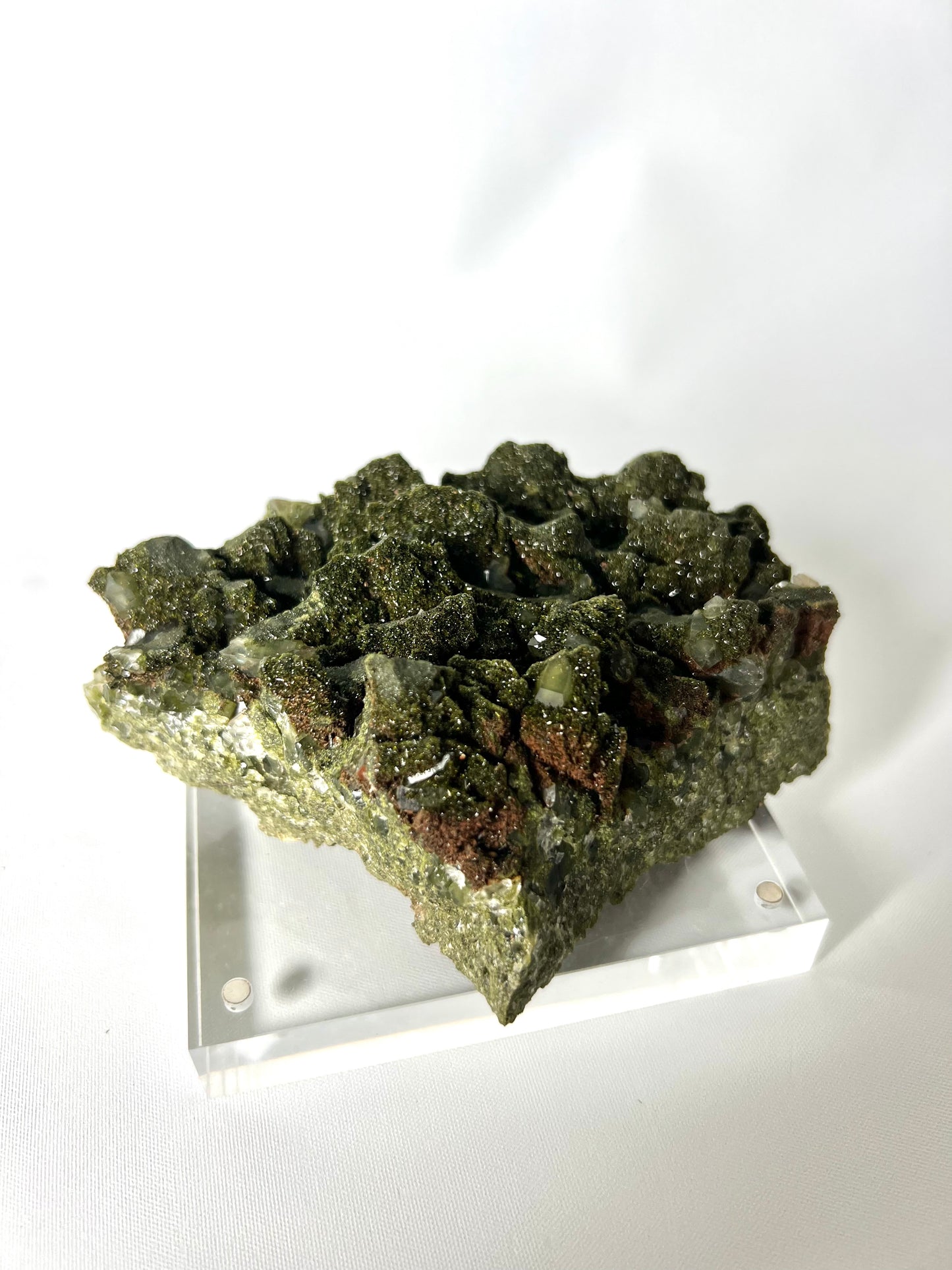 Forest Epidote with Quartz