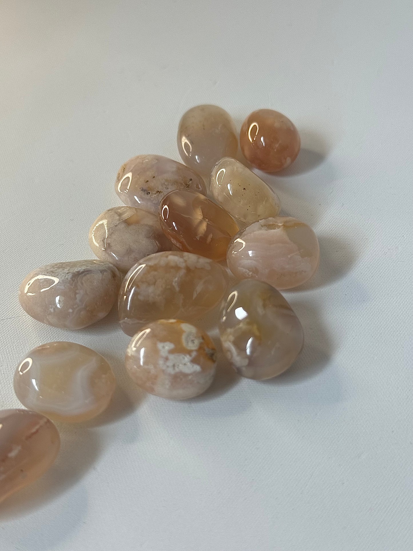 Flower Agate Tumble Stone