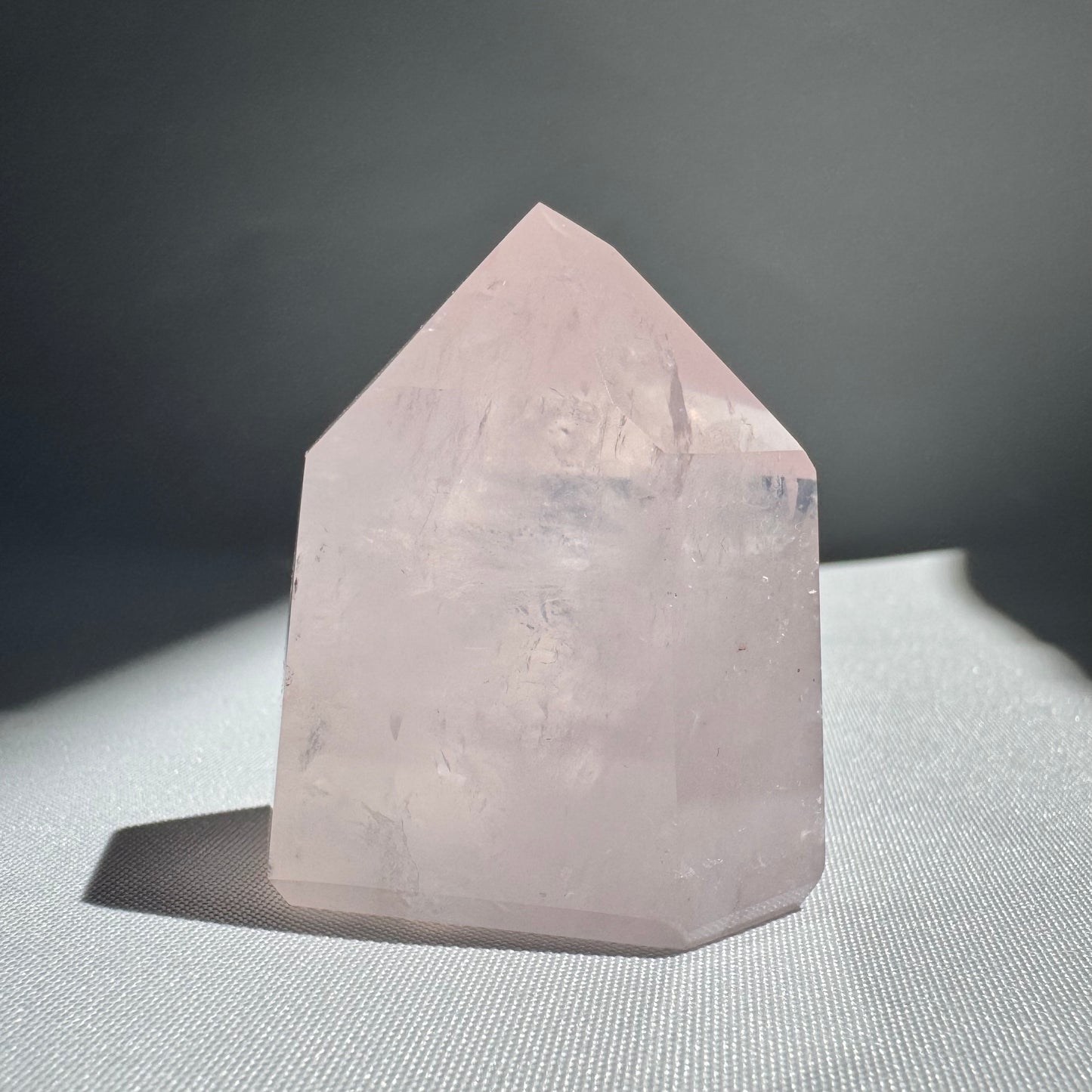 Gemmy Rose Quartz Points