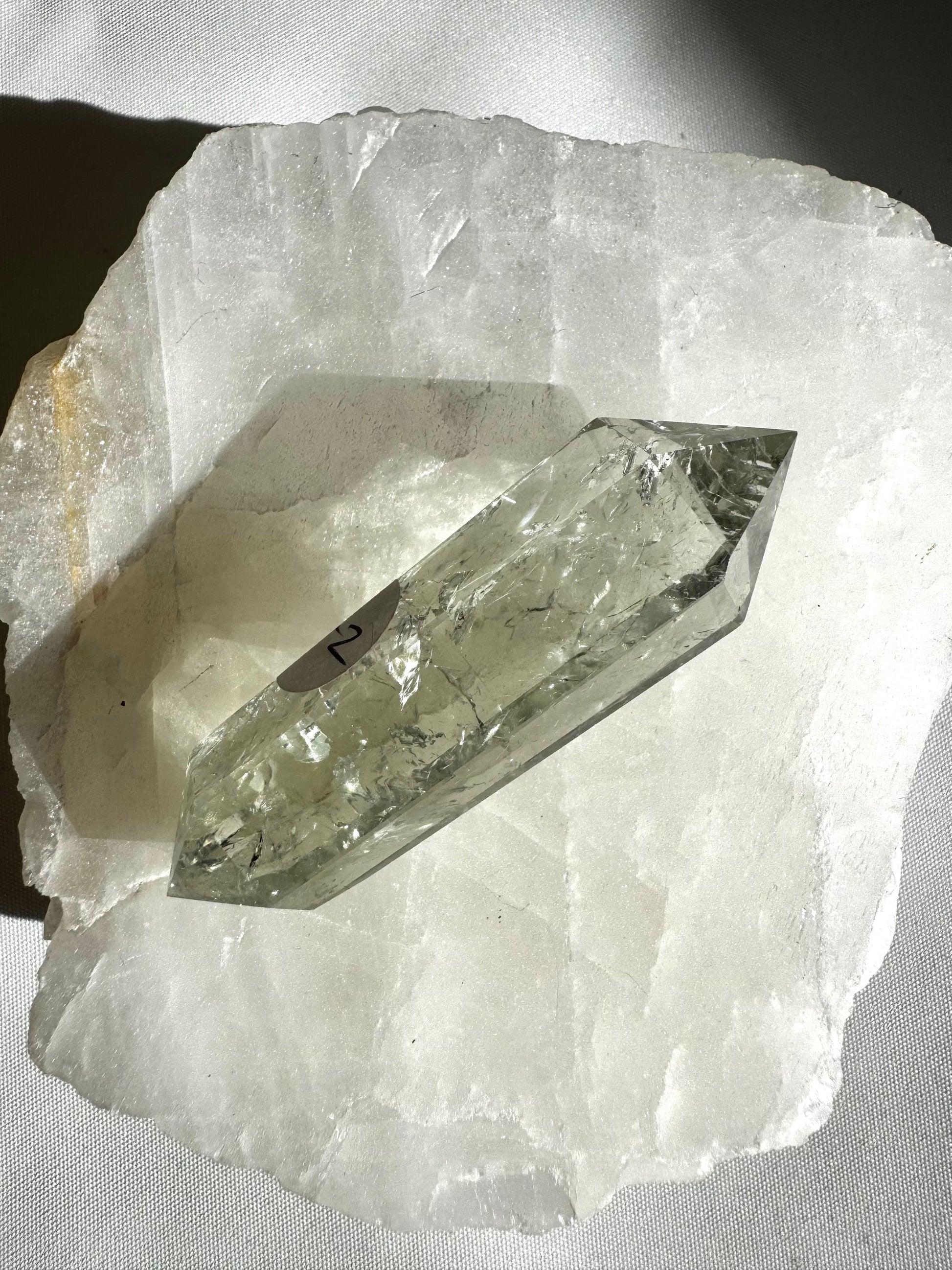 Prasiolite Crystal DT Points