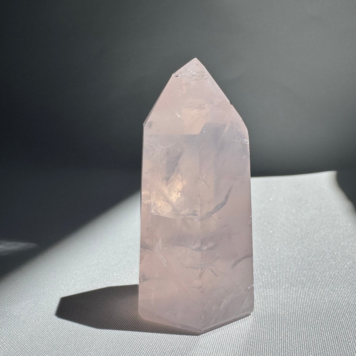 Gemmy Rose Quartz Points