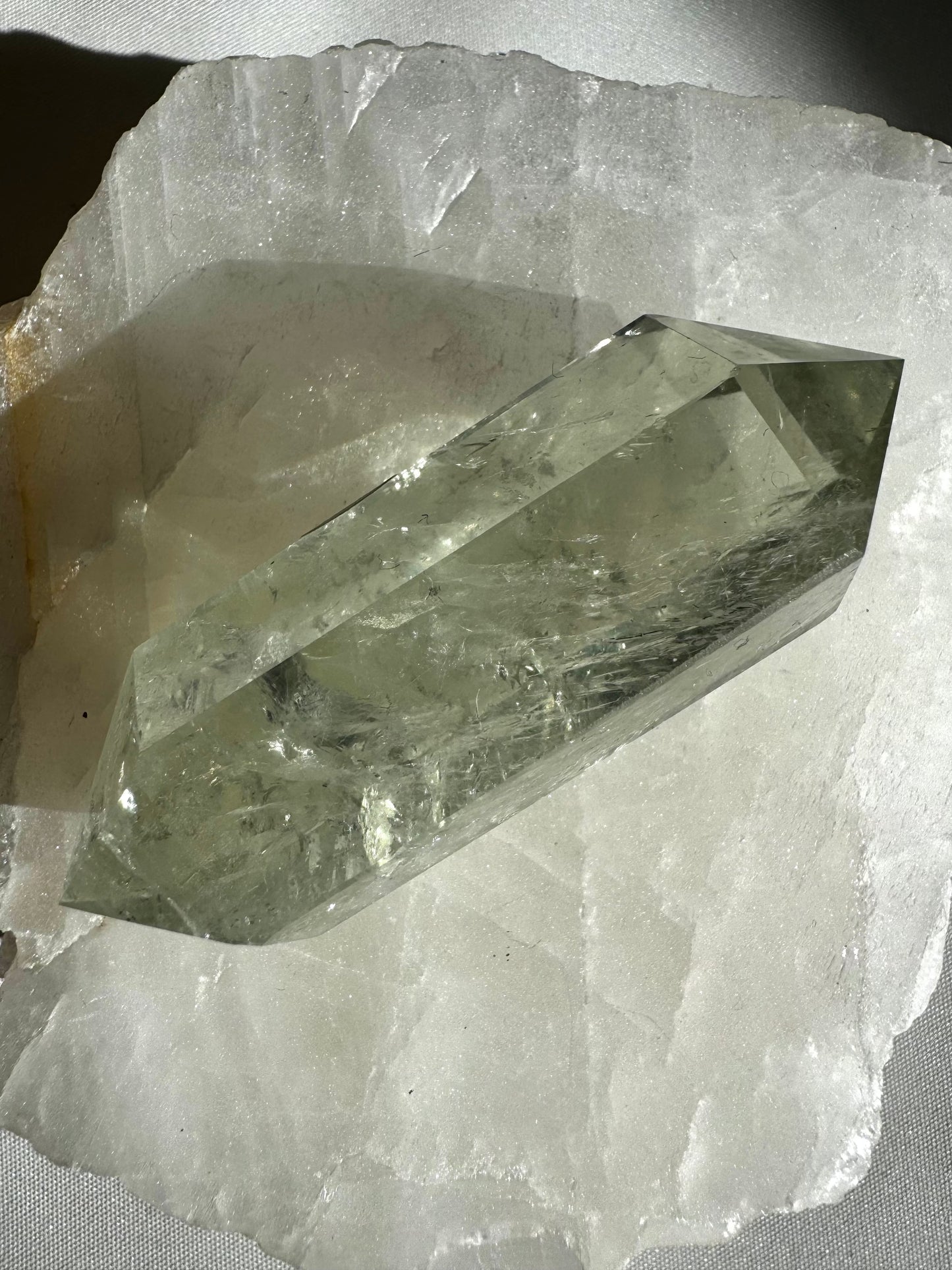 Prasiolite Crystal DT Points