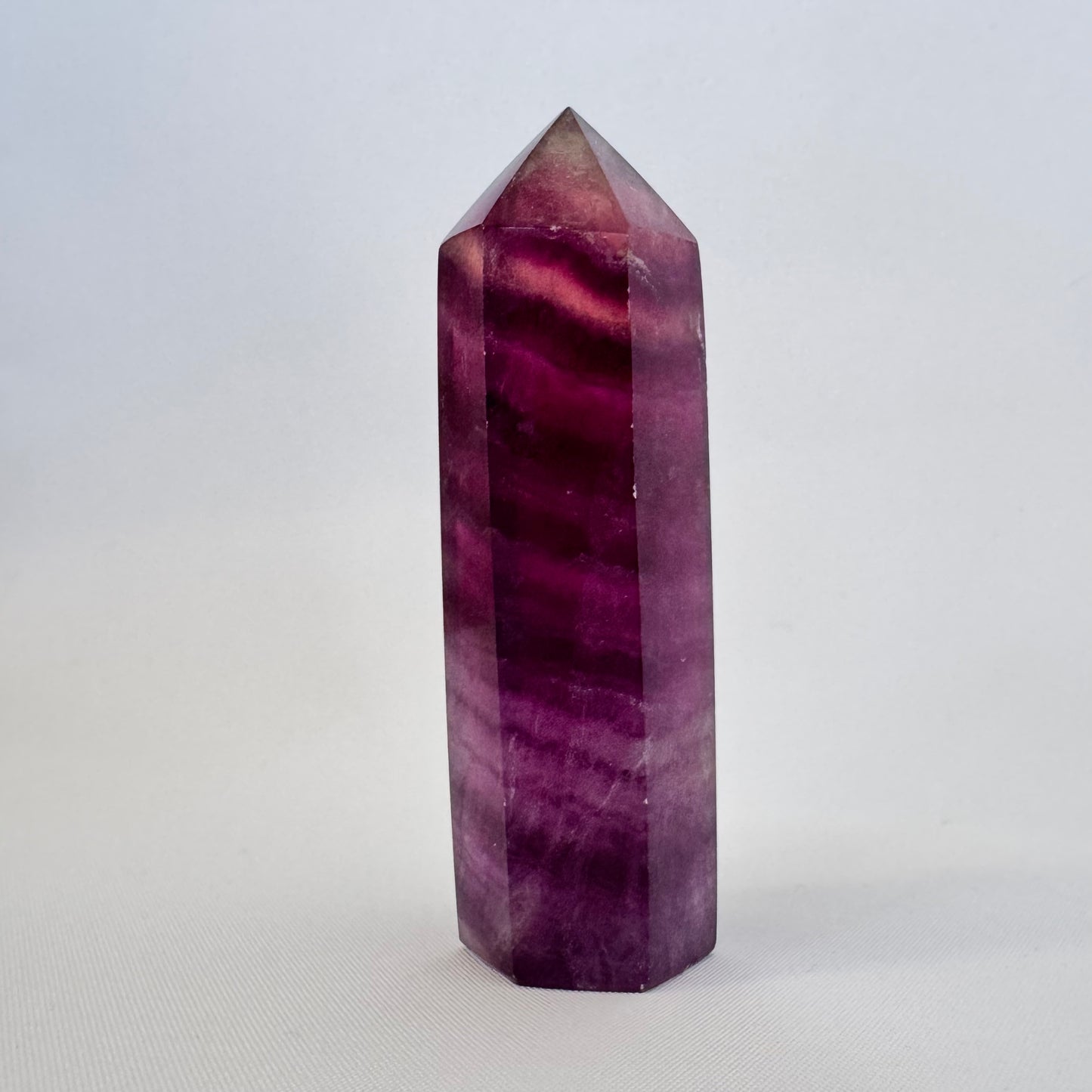 Magenta Fluorite Point #8