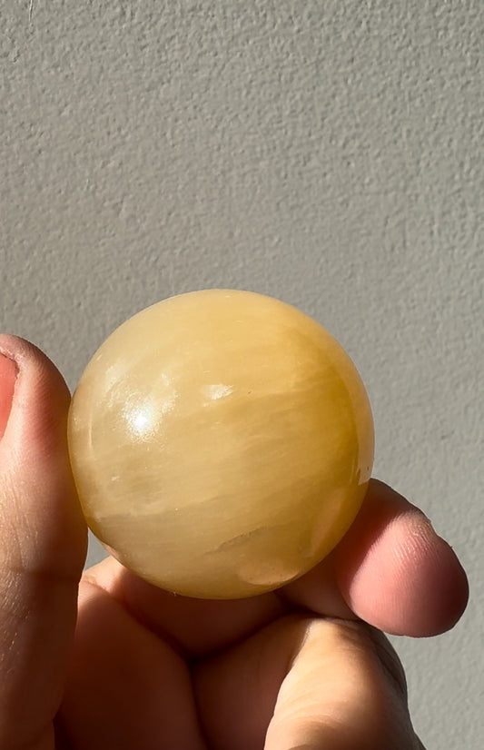 Orange Calcite Sphere