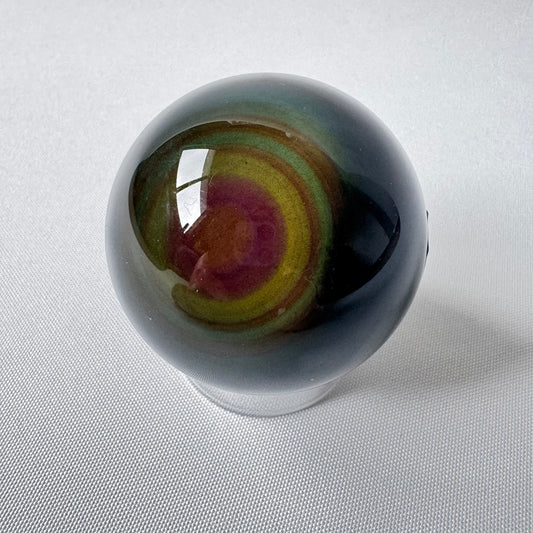 Rainbow Obsidian Sphere #4