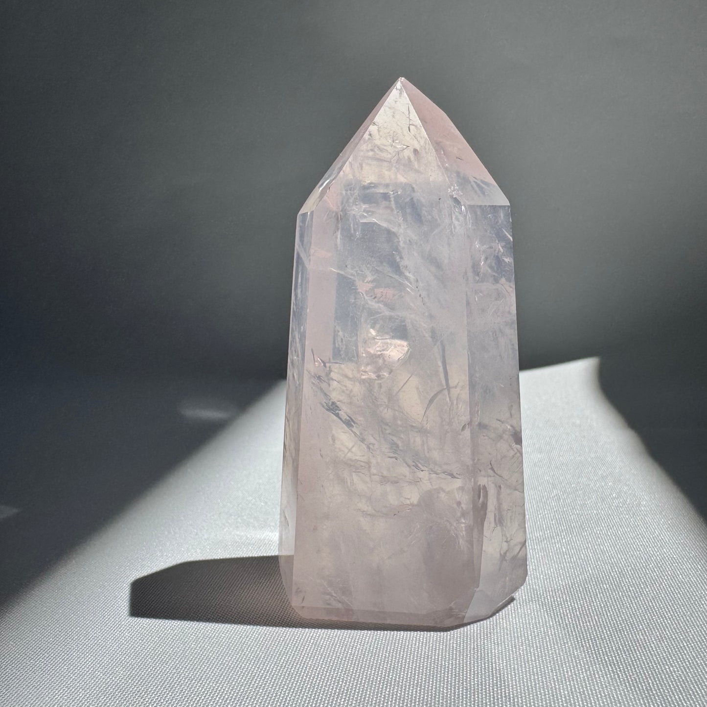 Gemmy Rose Quartz Points