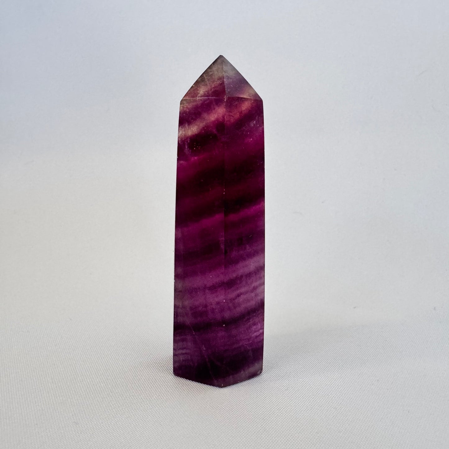 Magenta Fluorite Point #8