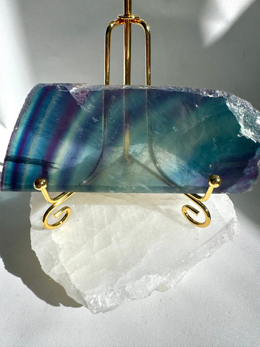 Rainbow Fluorite Crystal Slab | Bespoke Crystals 