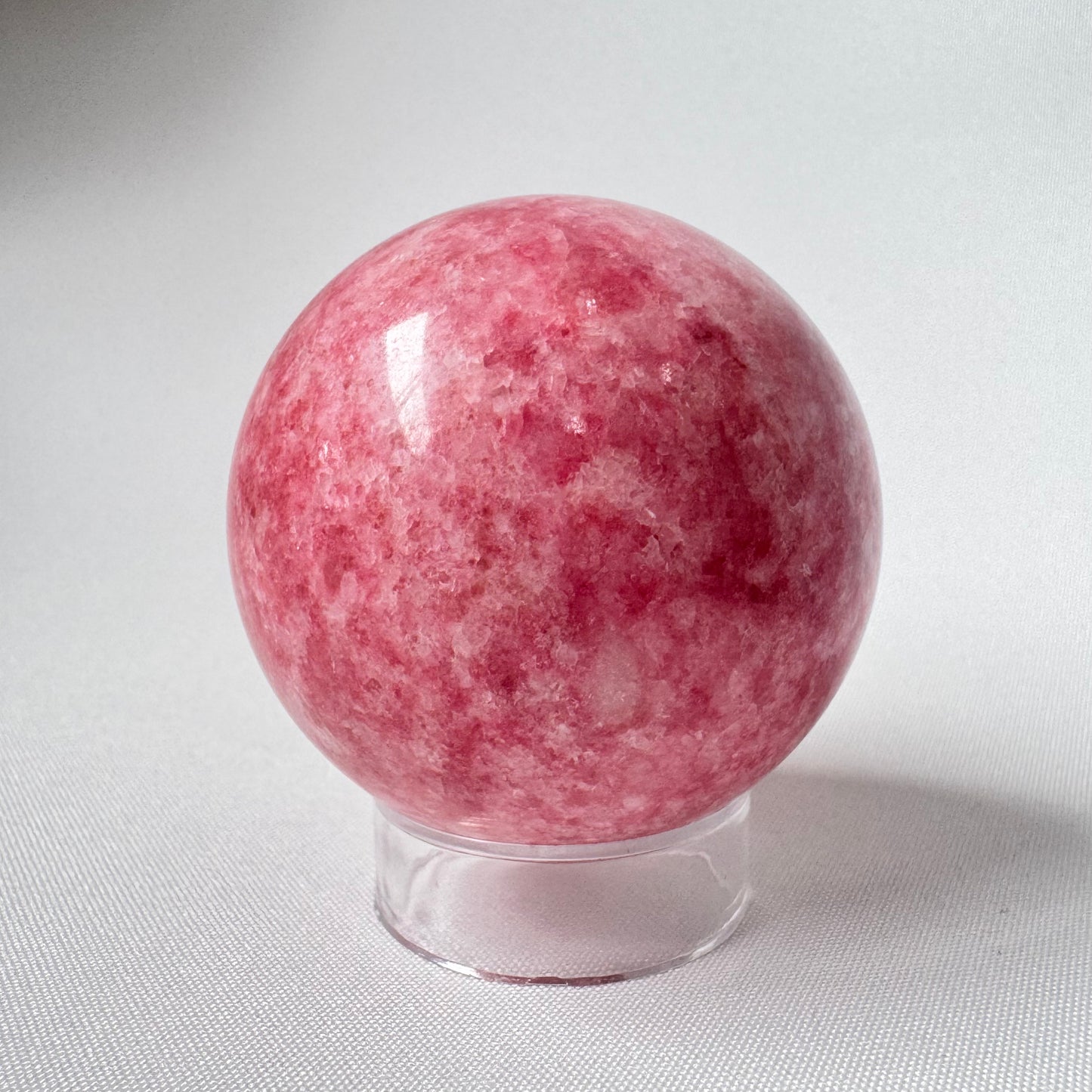 Pink Thulite Crystal Spheres