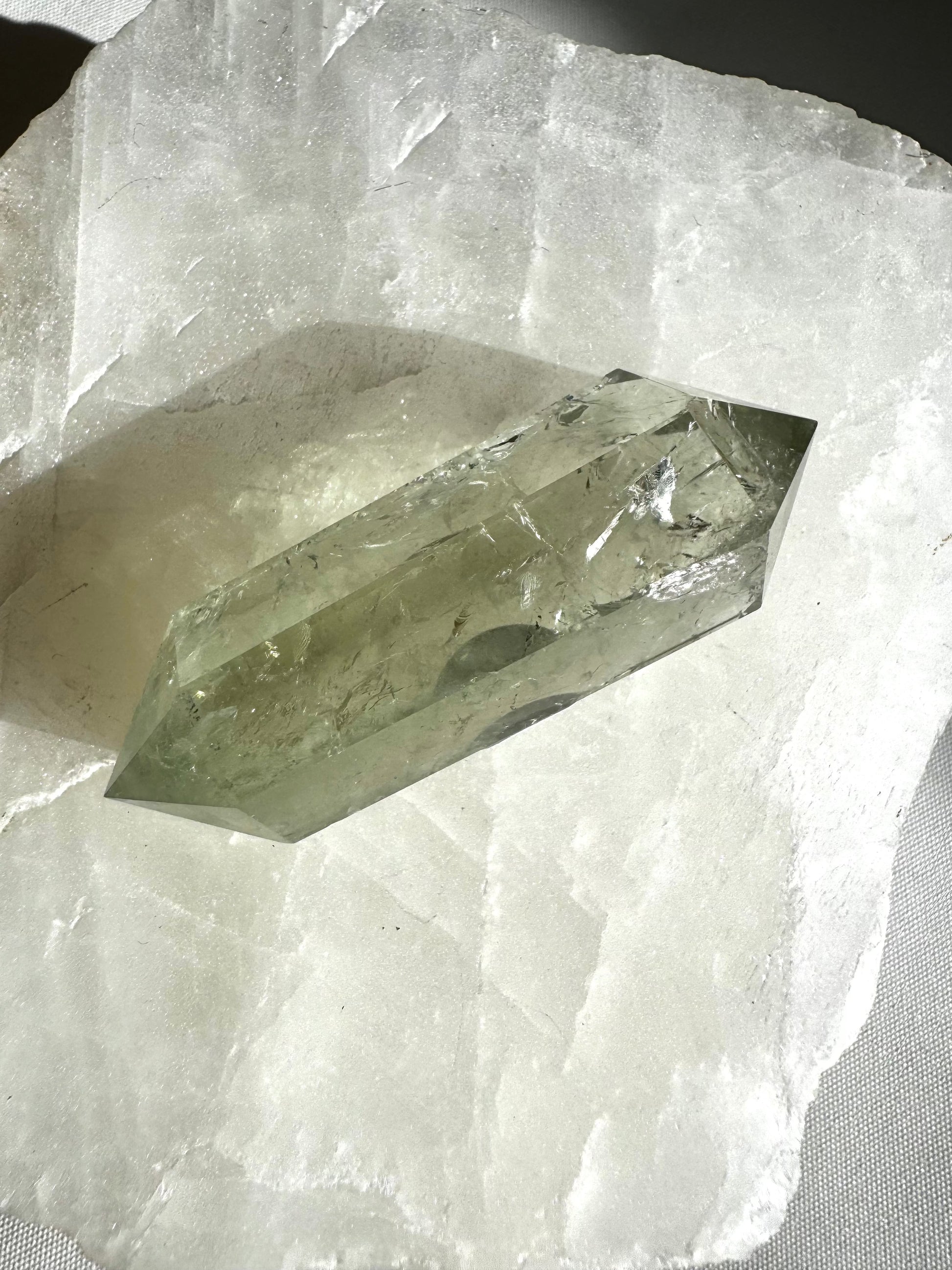 Prasiolite Crystal DT Points