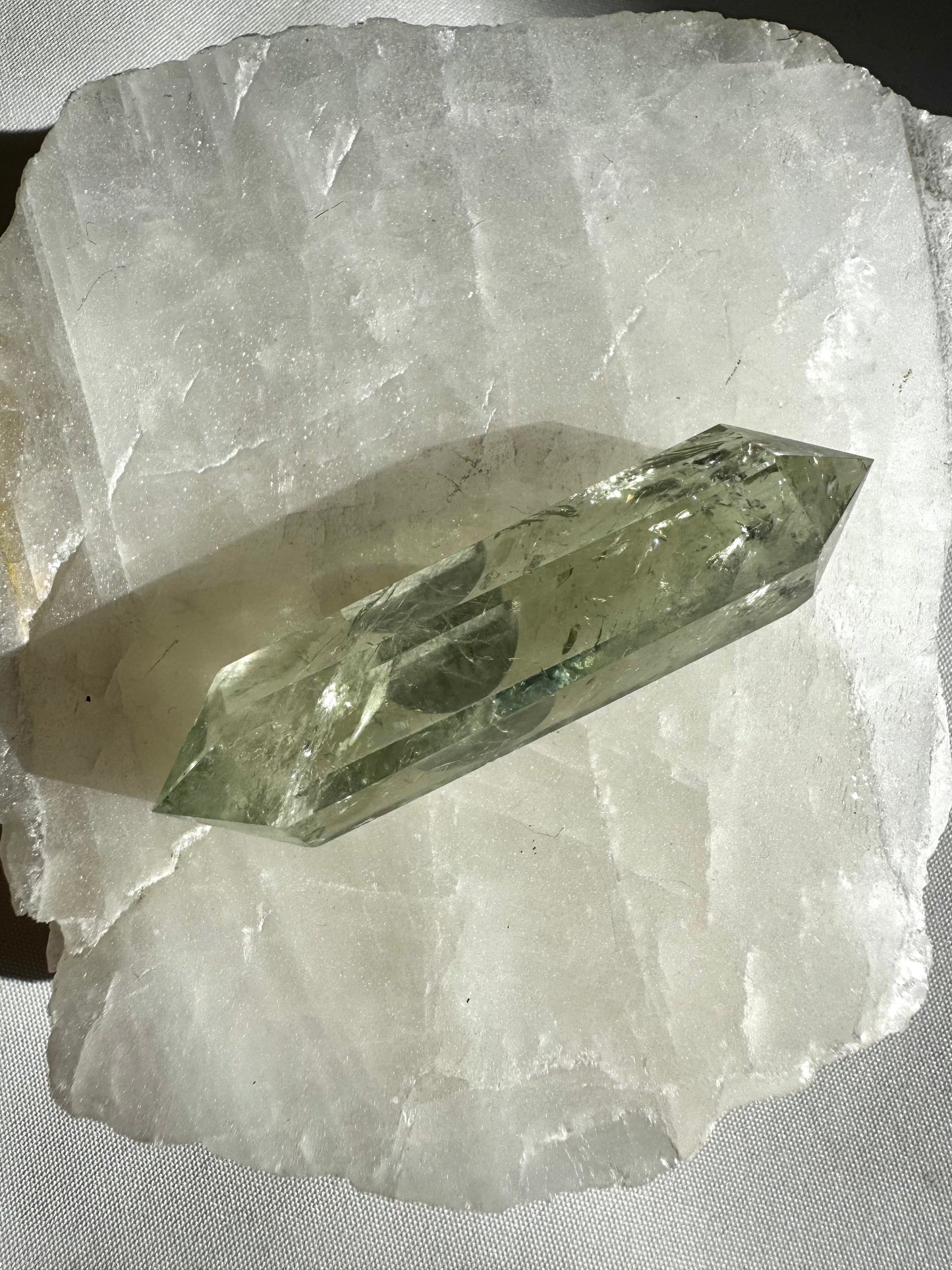 Prasiolite Crystal DT Points