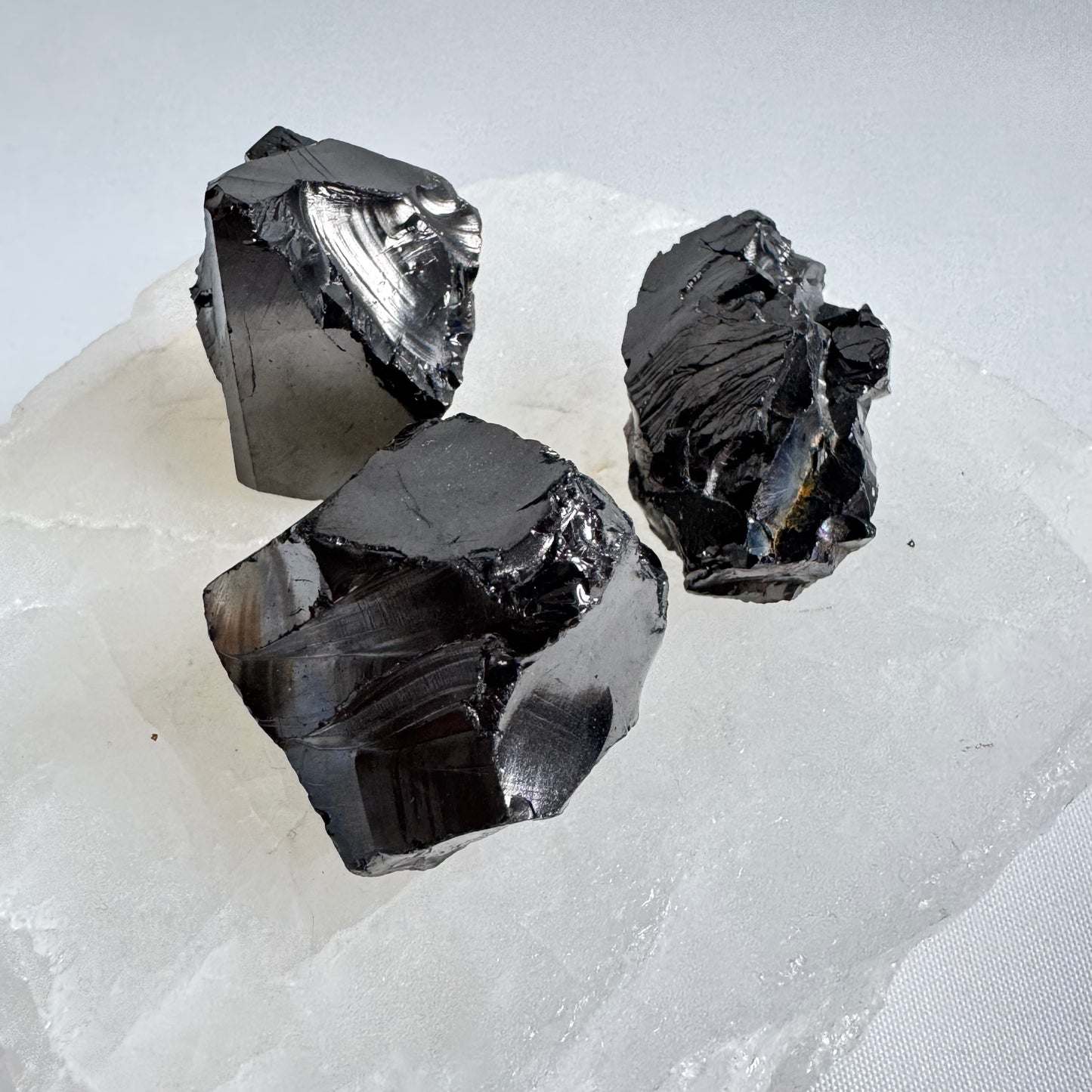  Shungite Elite crystals | ideal for EMF protection and energy balancing | Bespoke Crystals Auckland New Zealand.