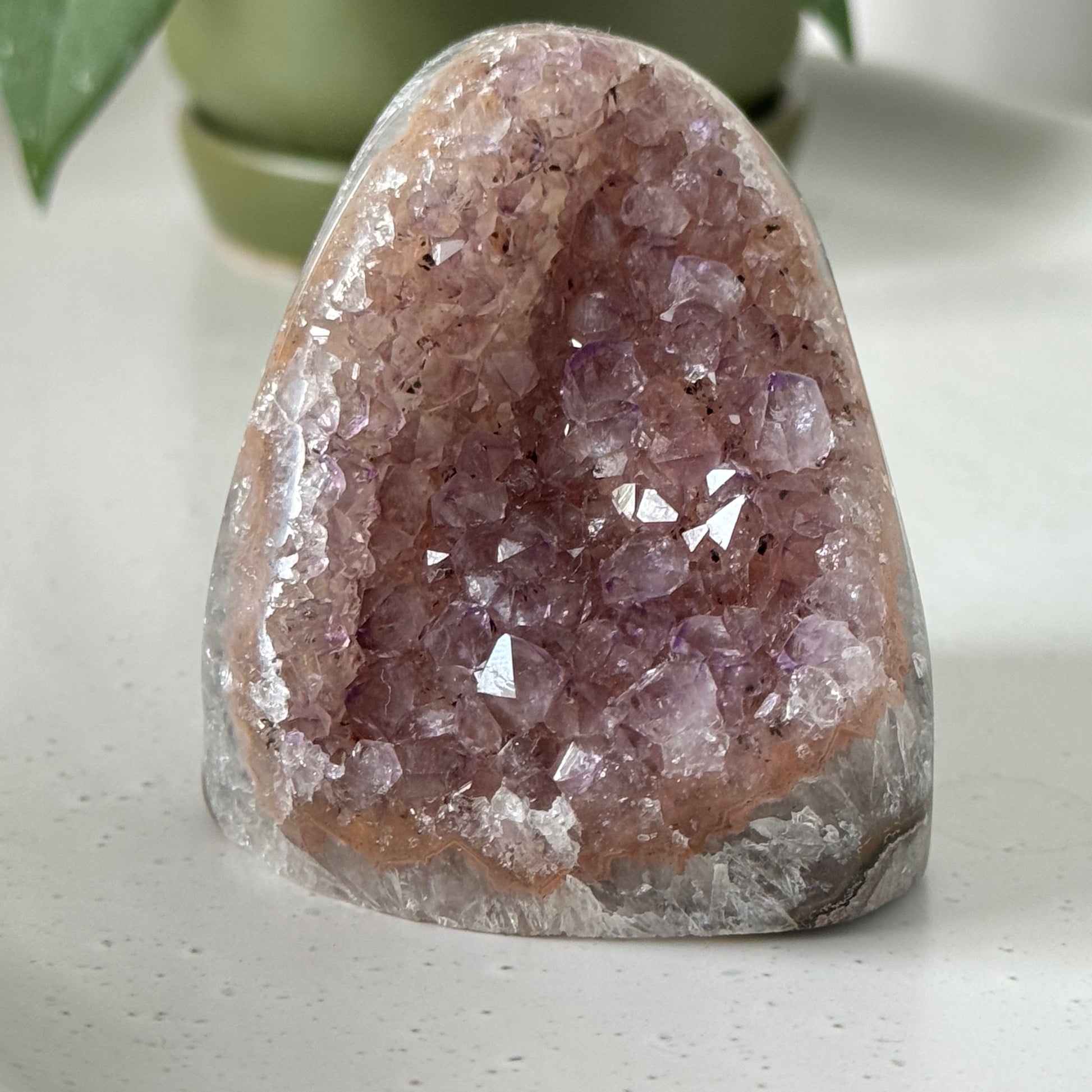 Rainbow Galaxy Amethyst Crystal Cut Base #2
