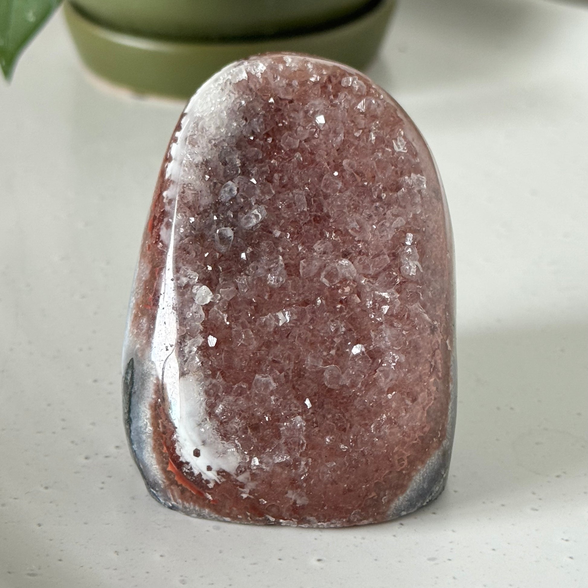 Rainbow Galaxy Amethyst Crystal Cut Base #5