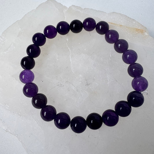 Amethyst Bracelet 8mm