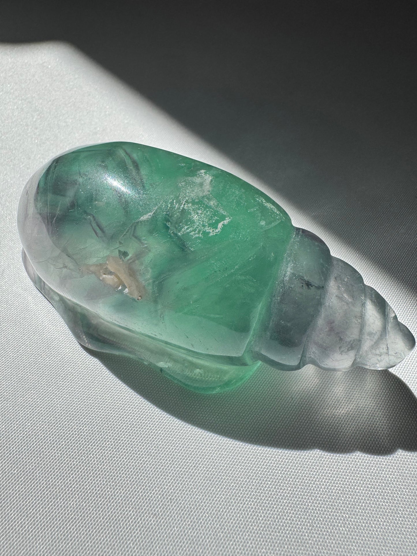 Rainbow Fluorite Seashell