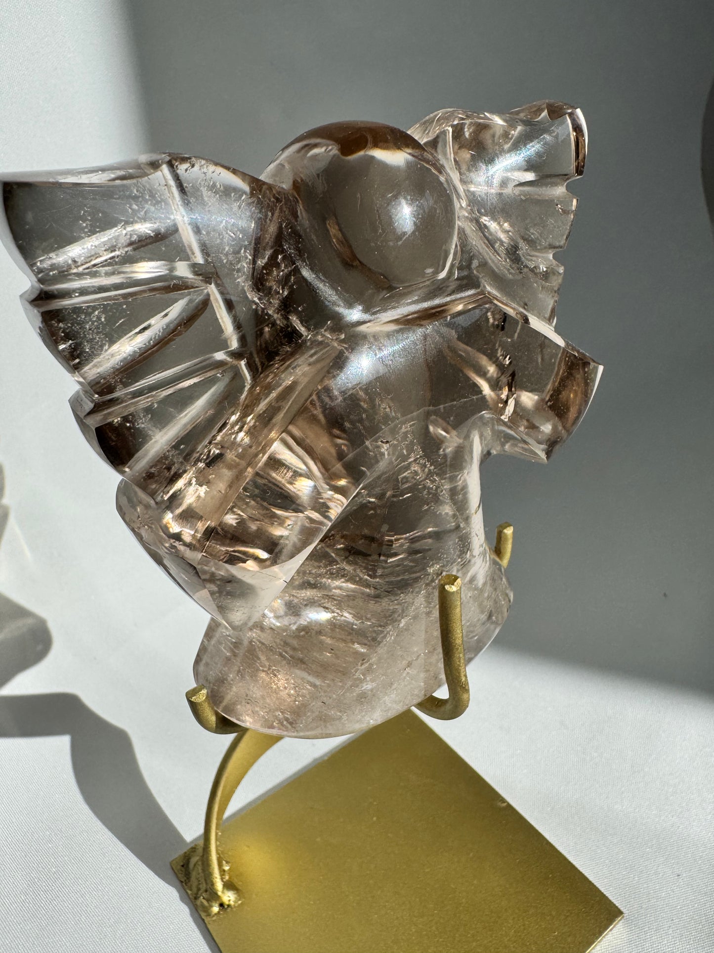 High Quality Smokey Quartz Crystal Angel | Healing Crystals NZ & Australia
