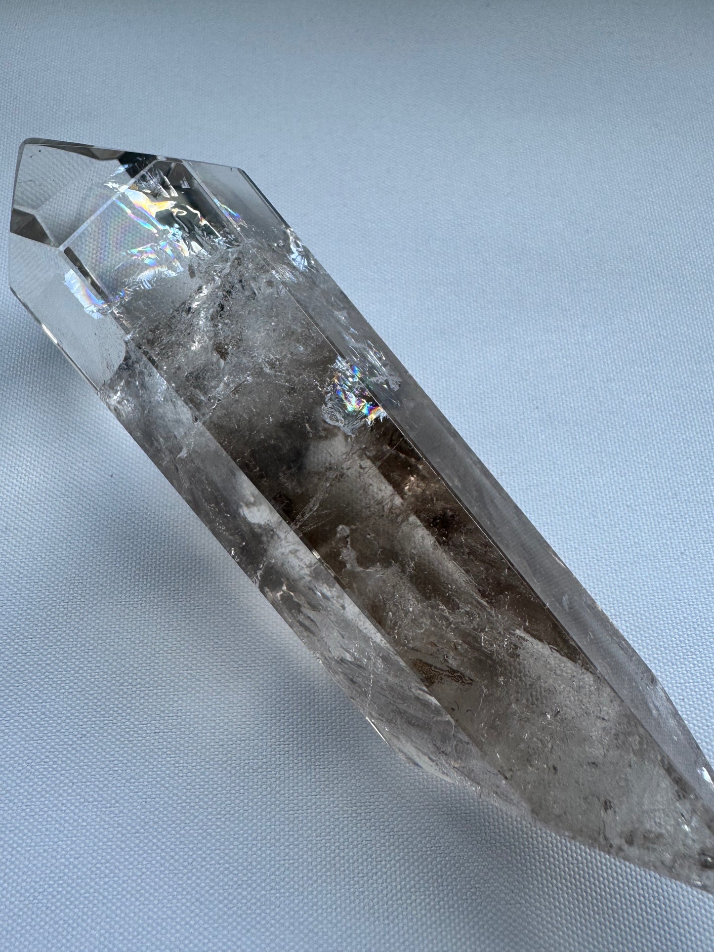 Smoky Quartz Wand #7 with grounding and protection qualities | Buy Healing Crystals NZ