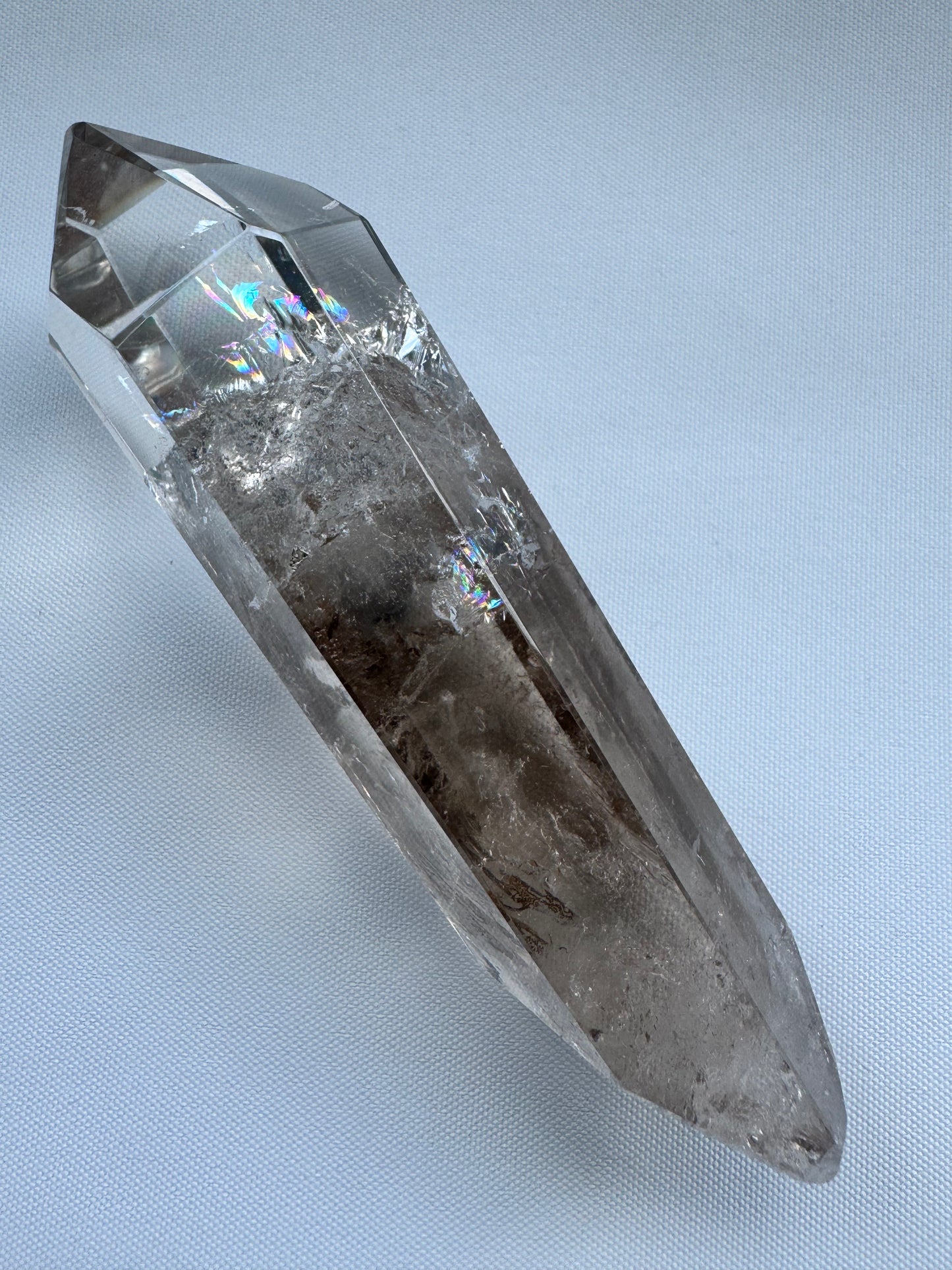 Close-up of Smoky Quartz Wand #7| Online Crystals NZ
