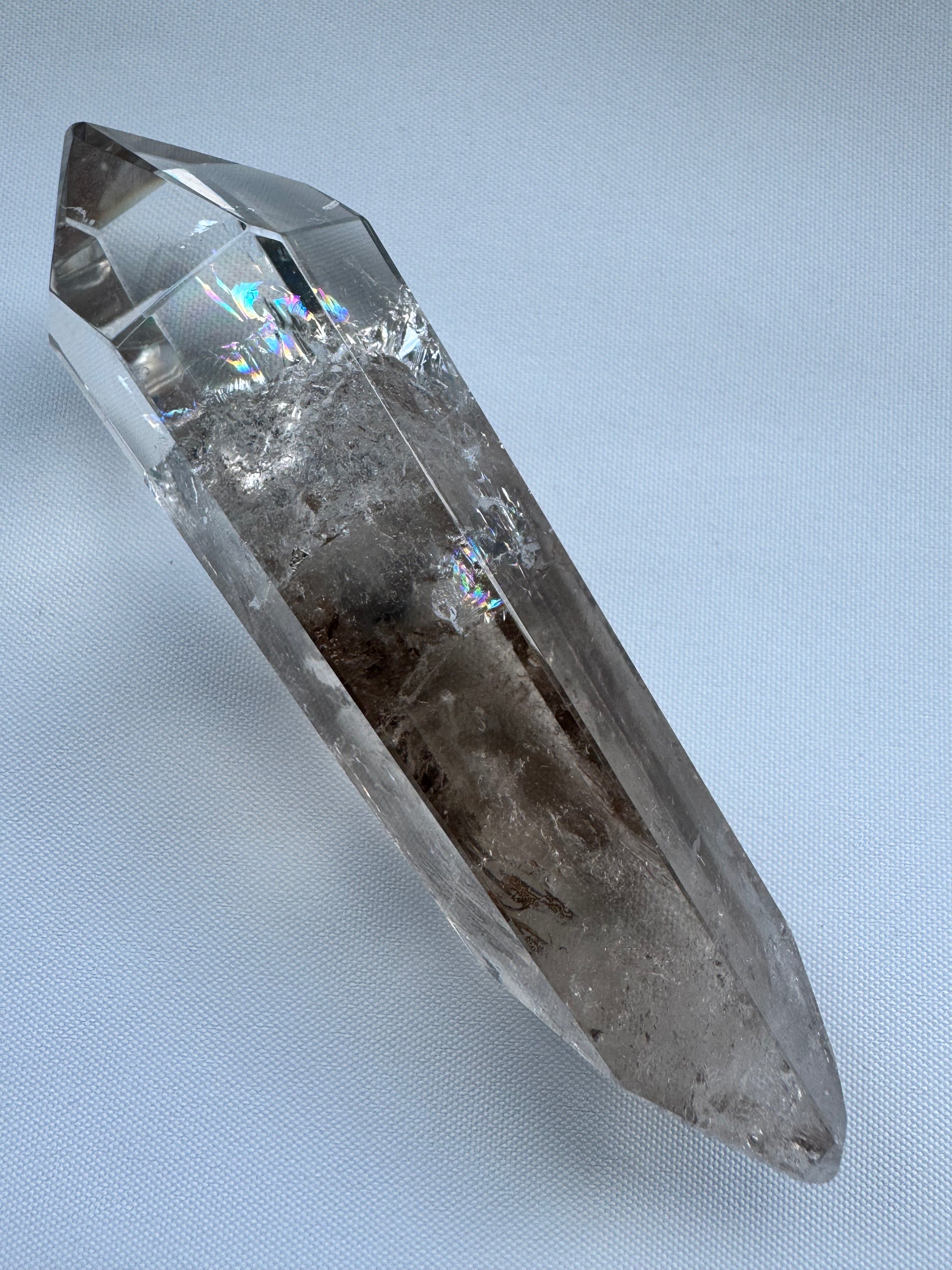 Close-up of Smoky Quartz Wand #7| Online Crystals NZ