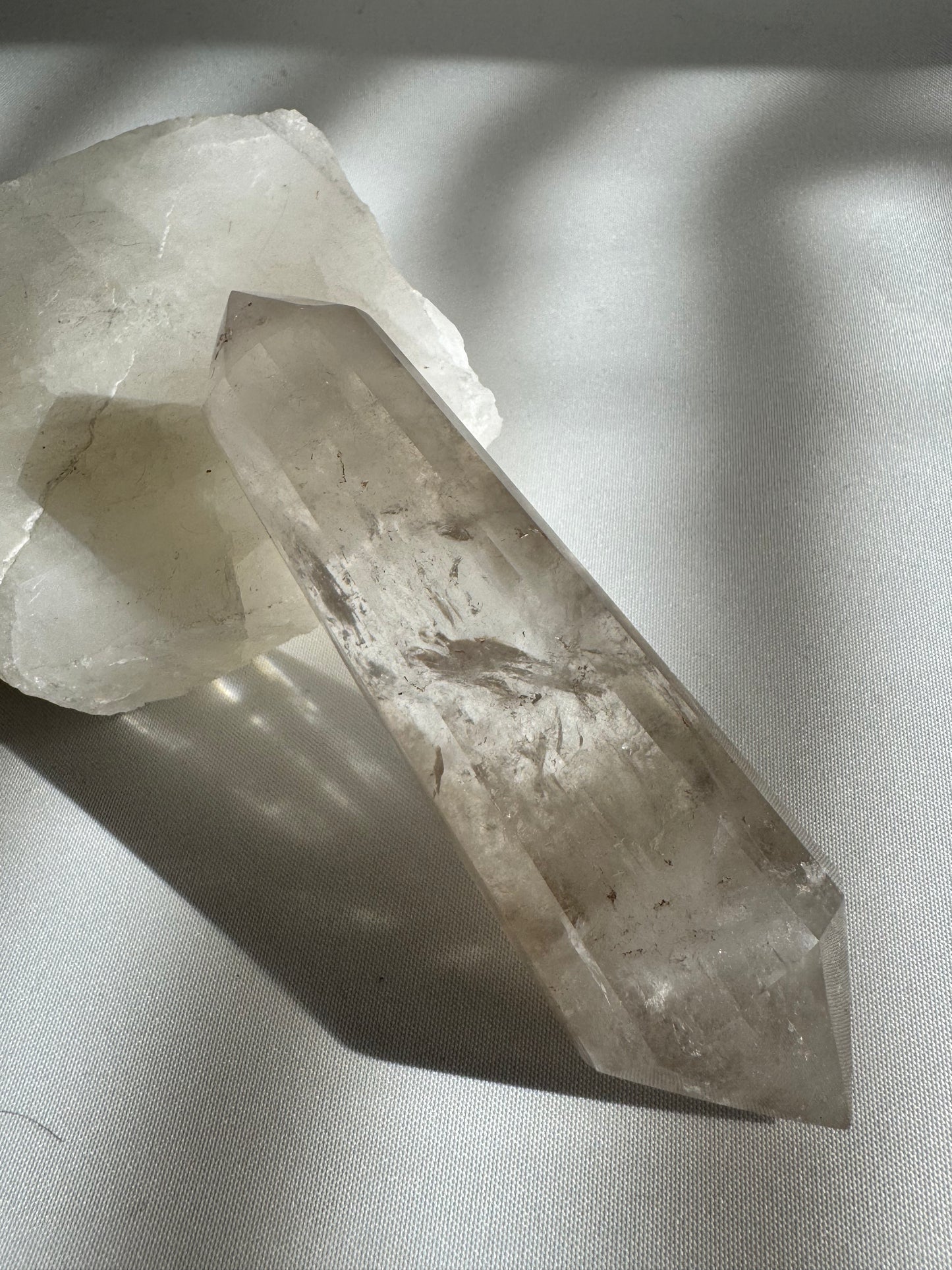 Vogel Cut Smoky Quartz Crystal - Amplify and Focus Energy