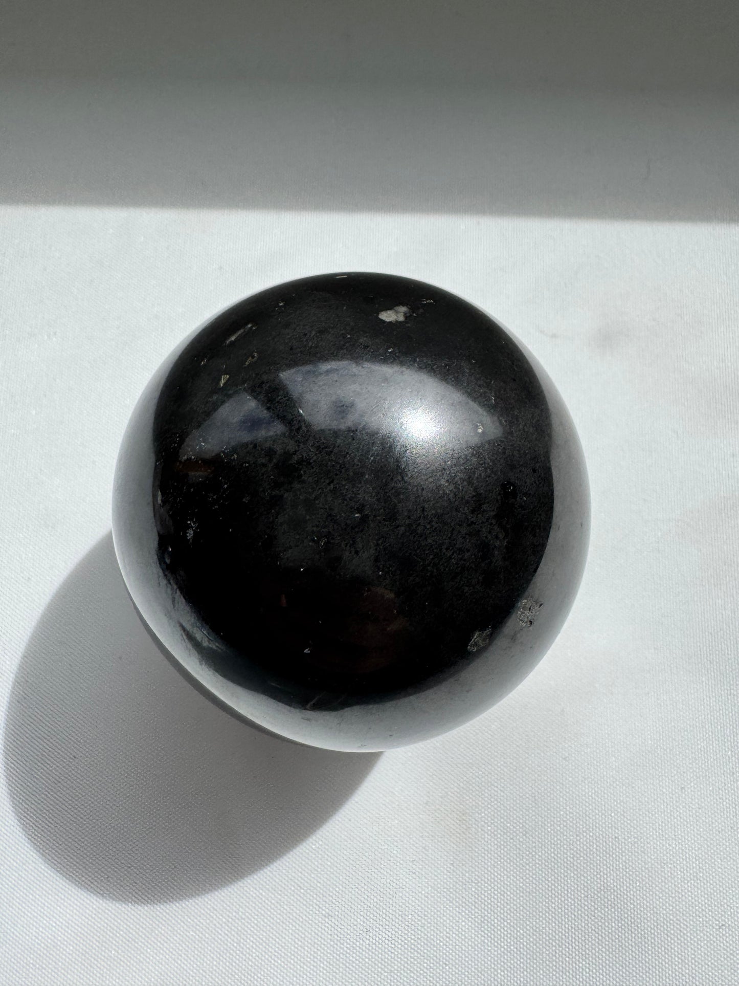 Black Tourmaline Crystal Sphere #1