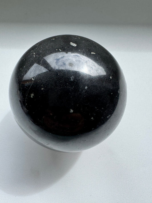 Black Tourmaline Crystal Sphere #4