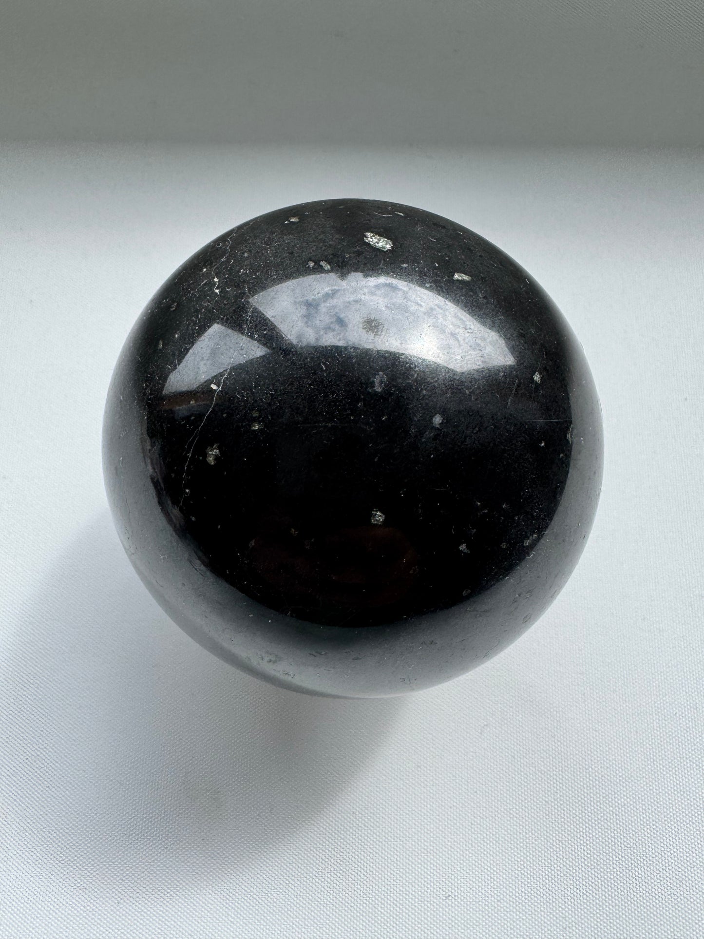 Black Tourmaline Crystal Sphere #4