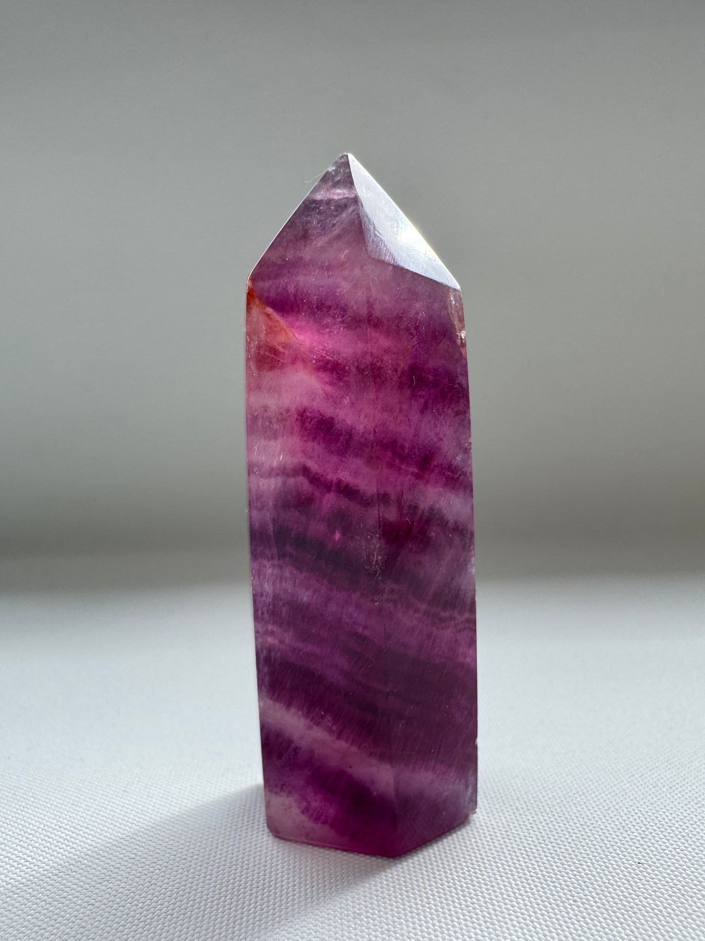 Magenta Fluorite Point #9