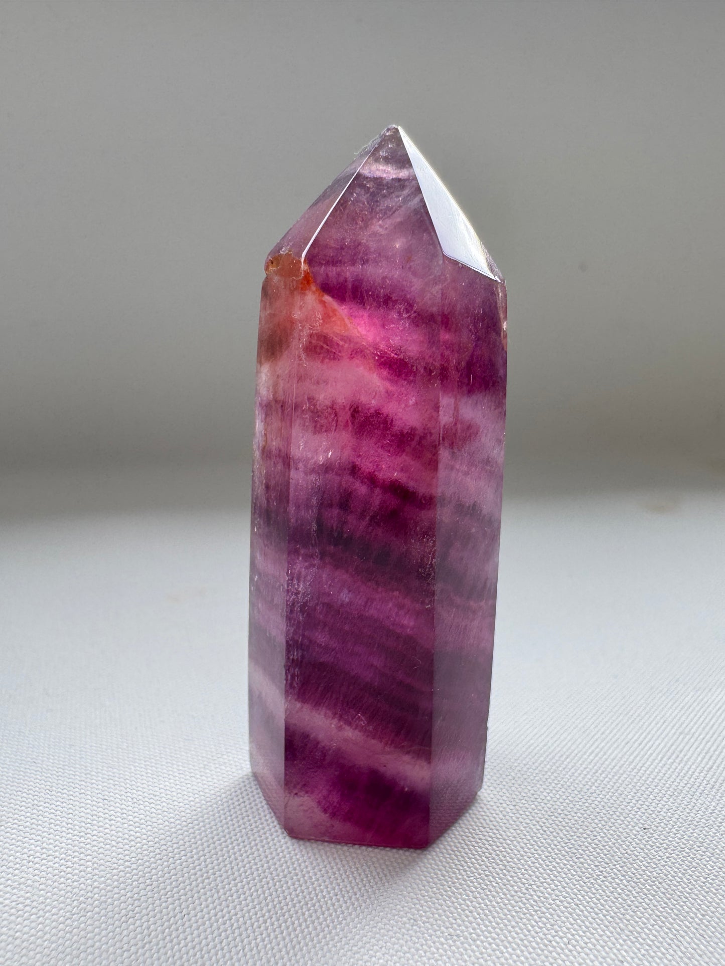 Magenta Fluorite Point #9