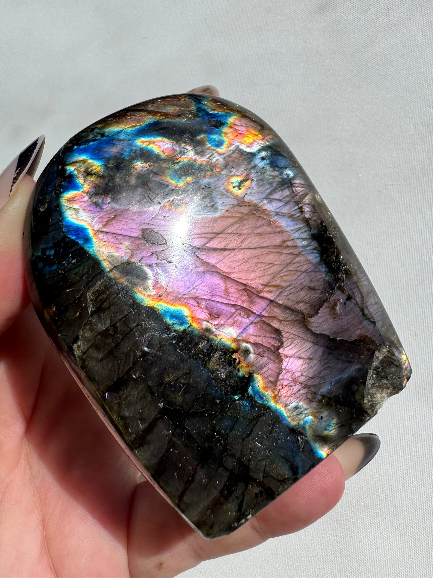 Labradorite Crystal Freeform A04| Bespoke Crystals