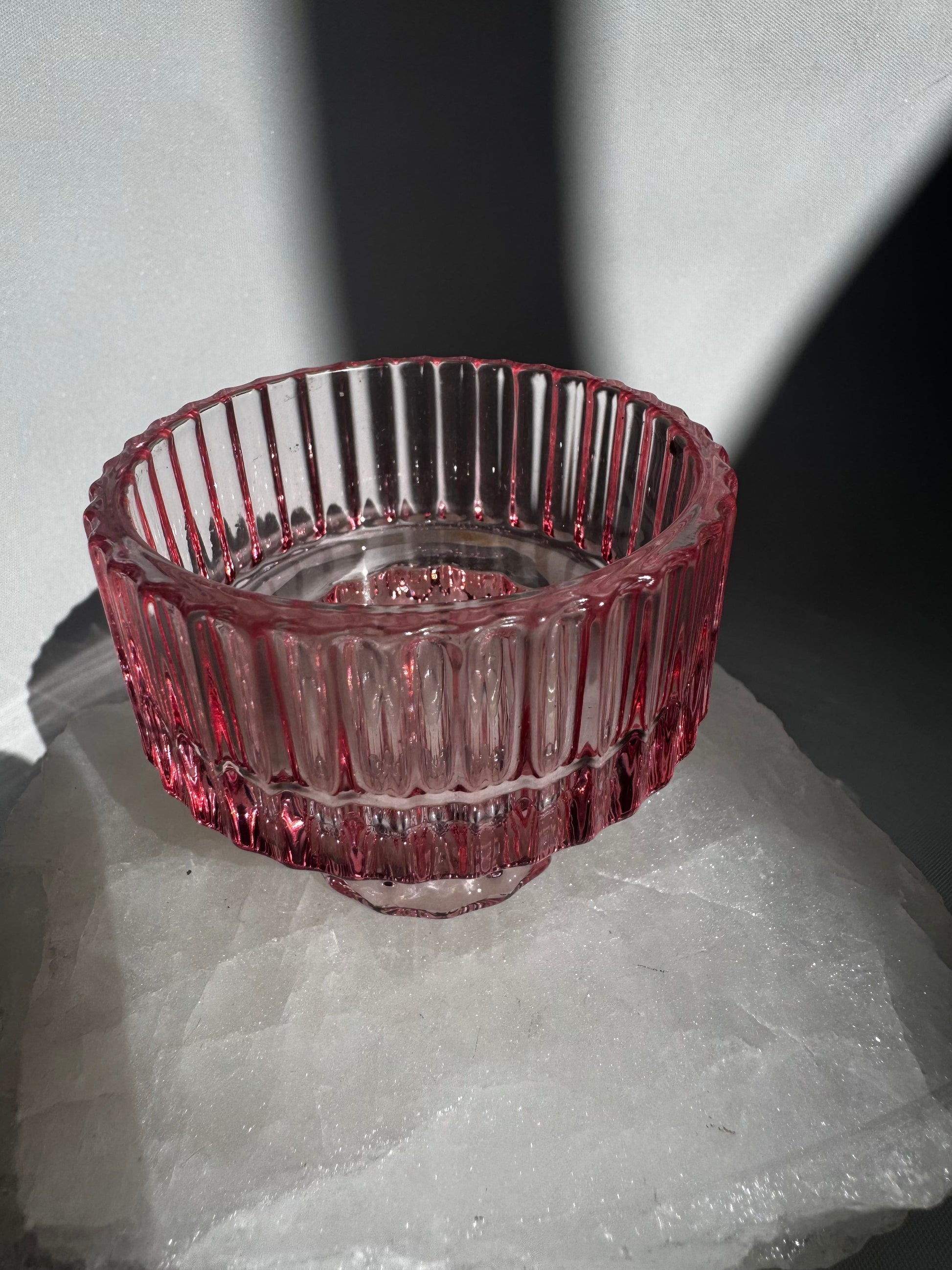 Pink Glass Crystal Sphere Stands | Bespoke Crystals 