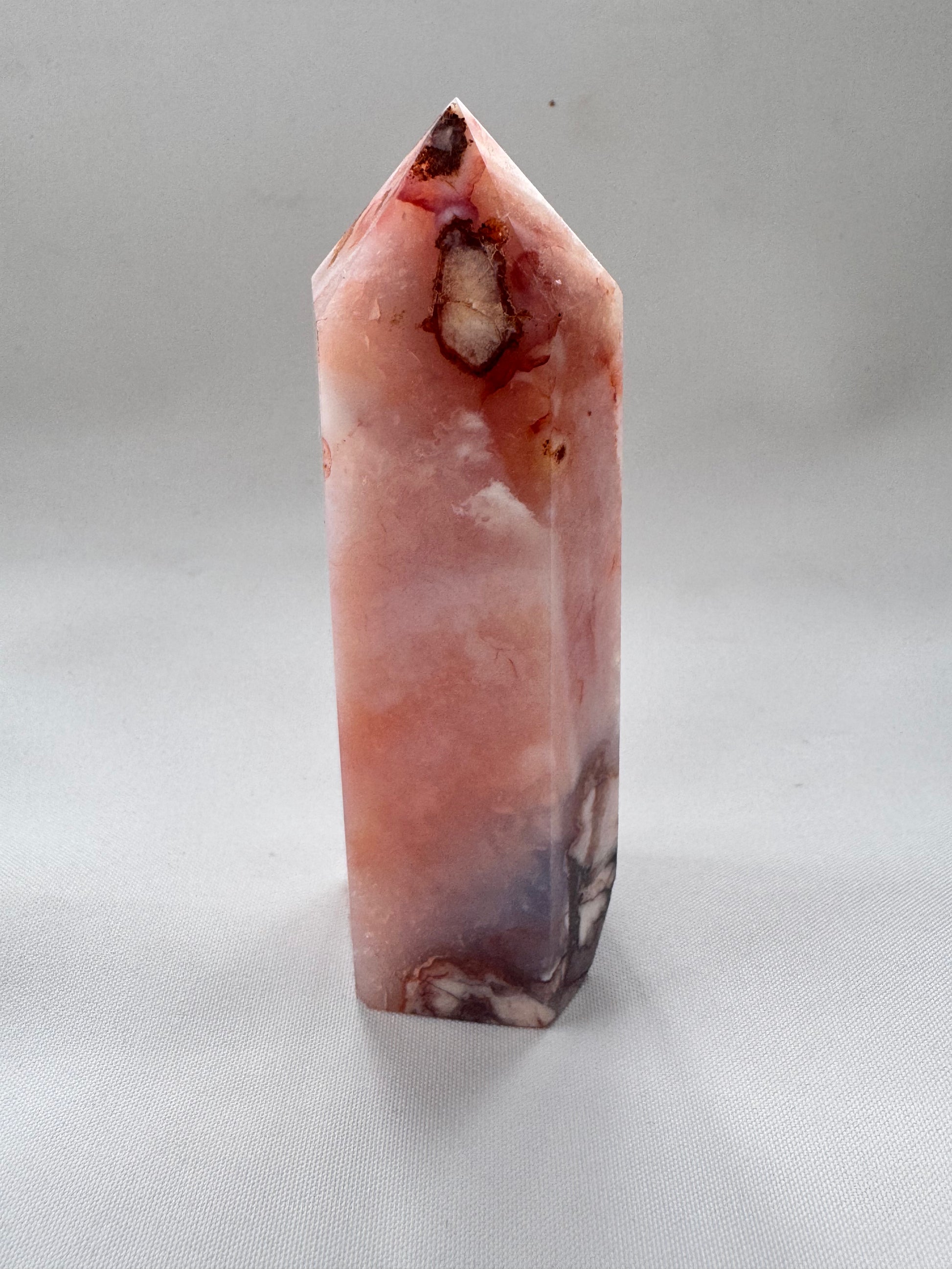 Pink Flower Agate Point
