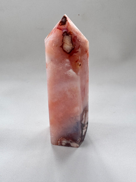 Pink Flower Agate Point