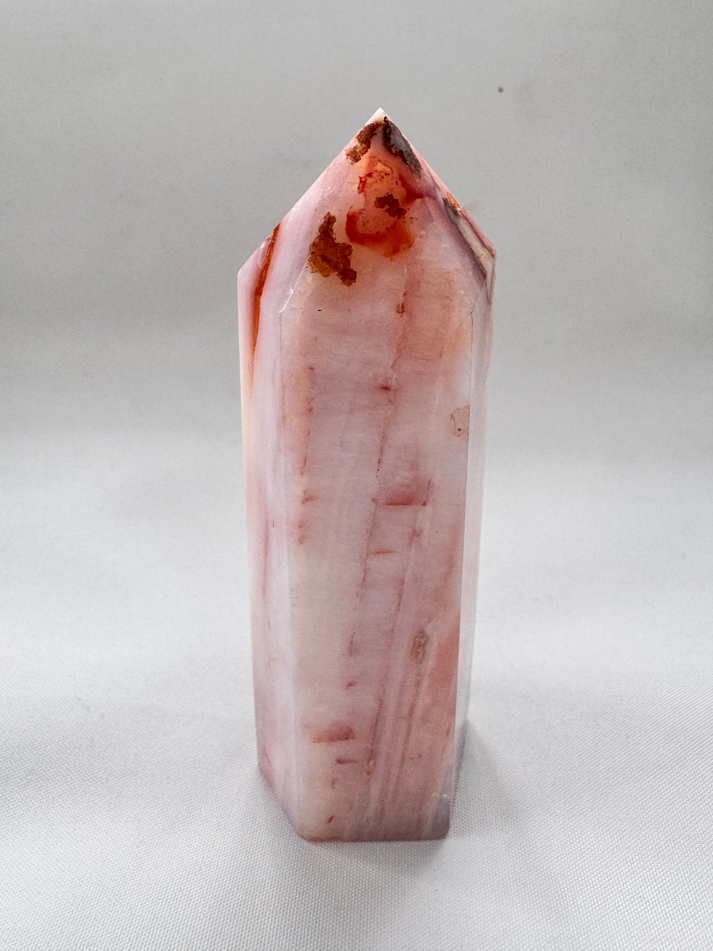 Pink Flower Agate Point