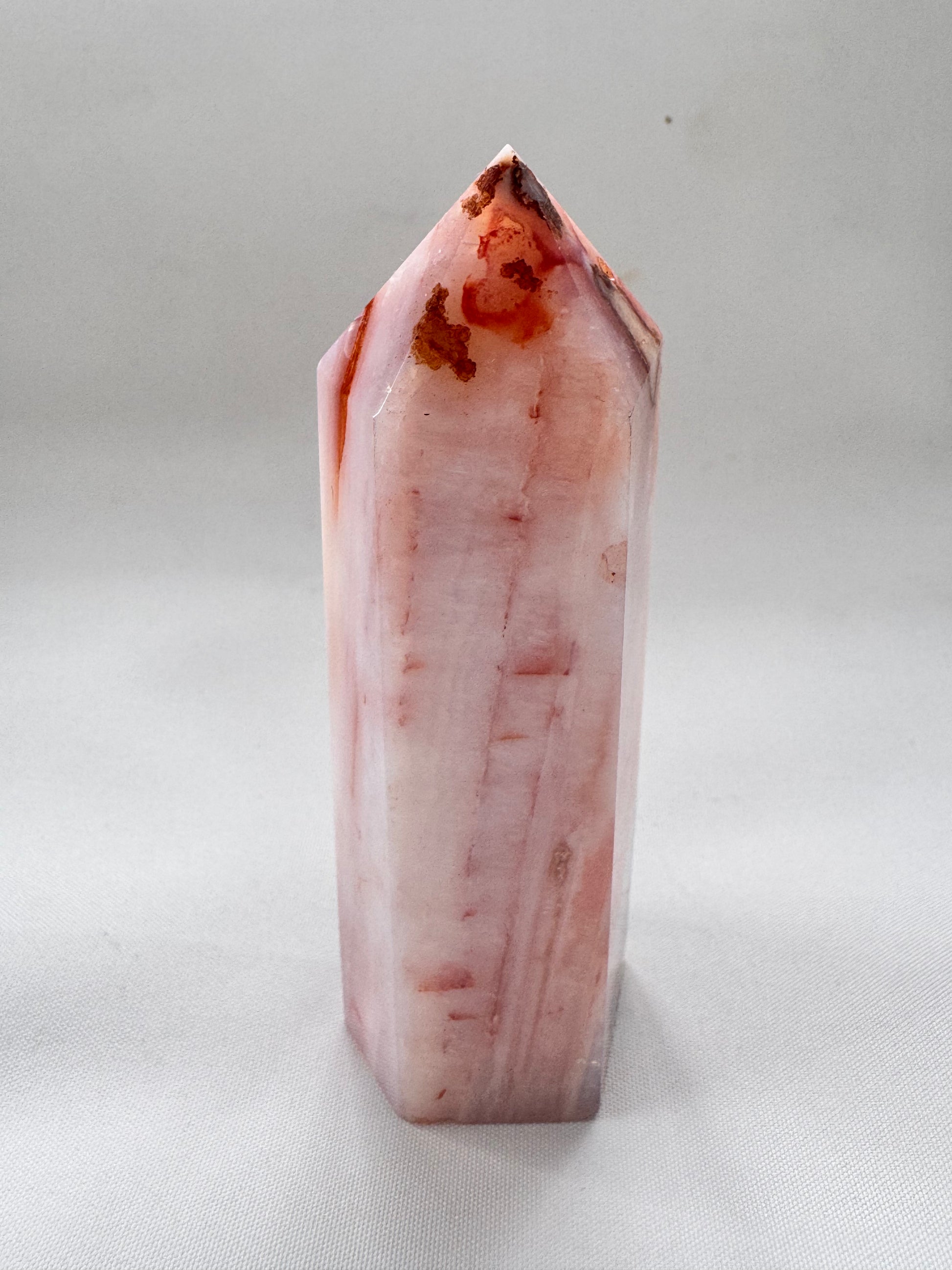 Pink Flower Agate Point