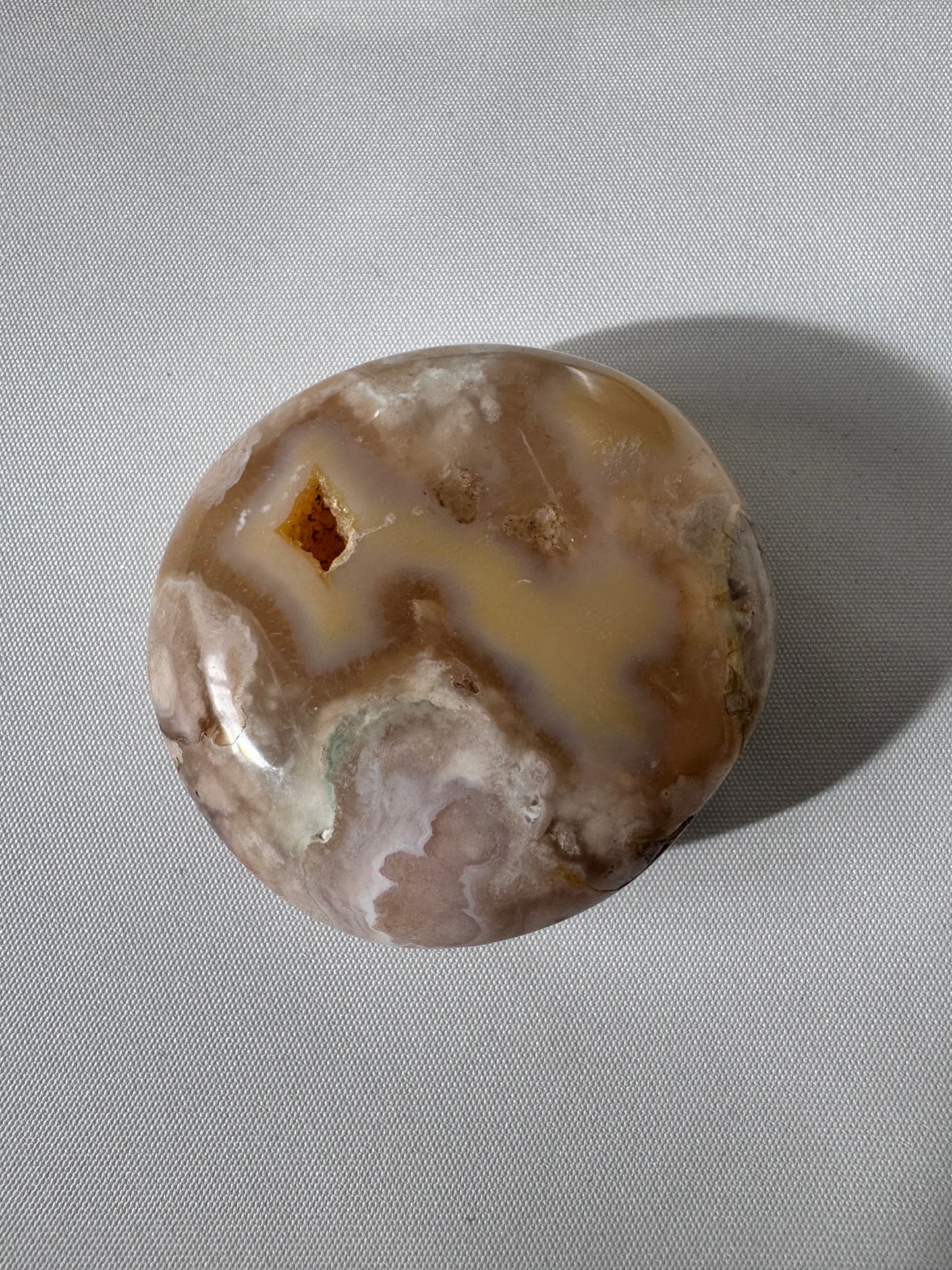 Flower Agate Palmstone