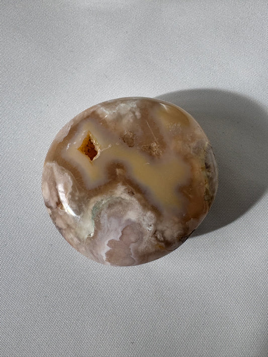 Flower Agate Palmstone