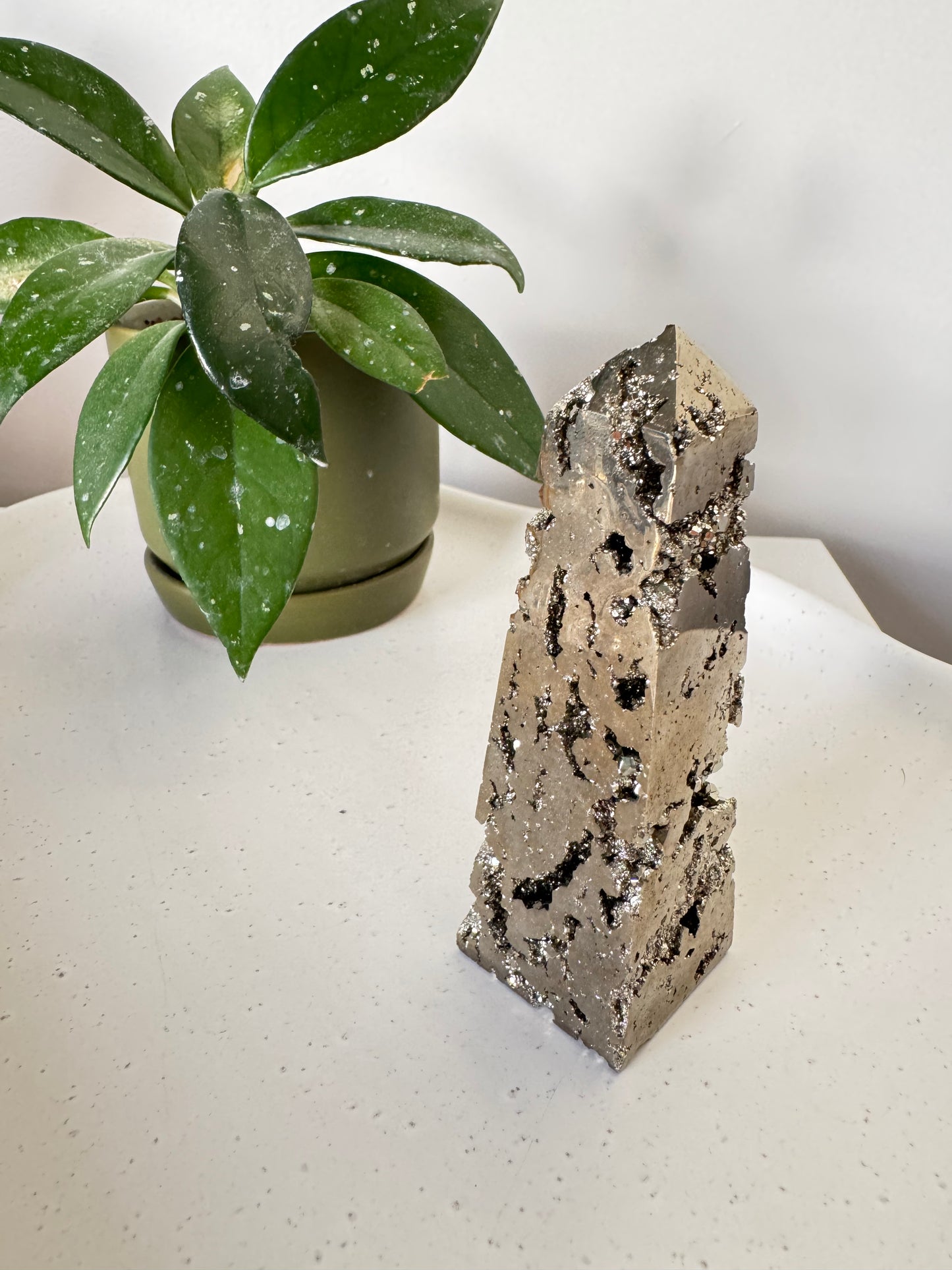 Pyrite Obelisk #1 | Bespoke Crystals 