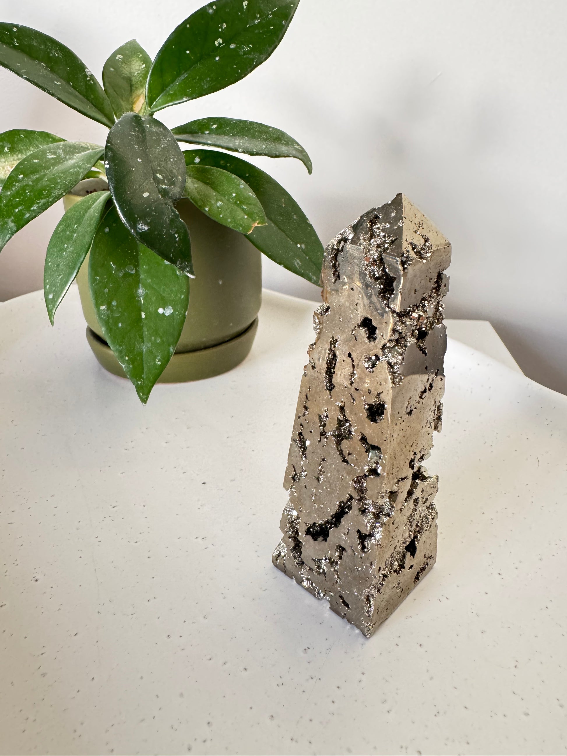 Pyrite Obelisk #1 | Bespoke Crystals 